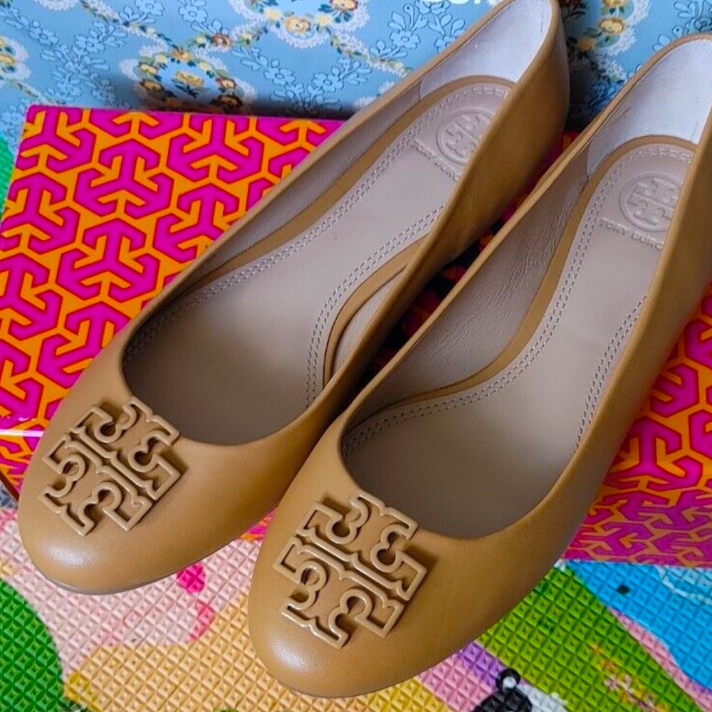 Tory Burch Melinda Powder Coated Flats